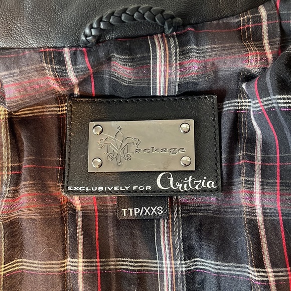 Black Mackage leather jacket - Picture 4 of 6